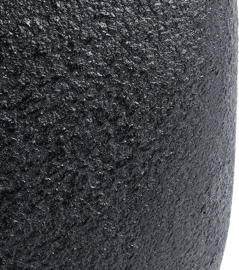 GloboStar Chloe Übertopf Polyester Schwarz 60x55x43εκ.
