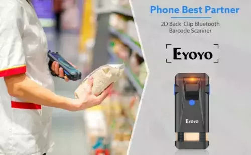 Eyoyo Eyoyo Handheld Scanner Wireless with 2D and QR Barcode Reading Capability