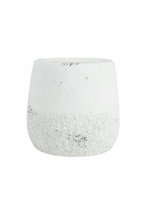 Artekko Cement Pot White 13x13x13cm