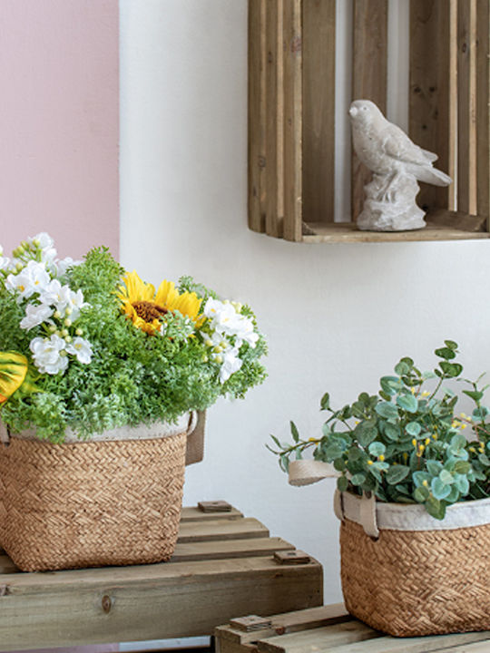 Artekko Planter Concrete Beige 16x16x14cm.