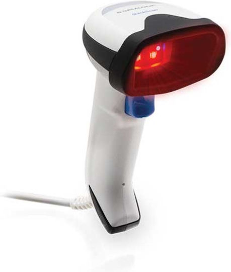 Datalogic QuickScan QD2500 Presentation Scanner Wired White with 2D and QR Barcode Reading Capability