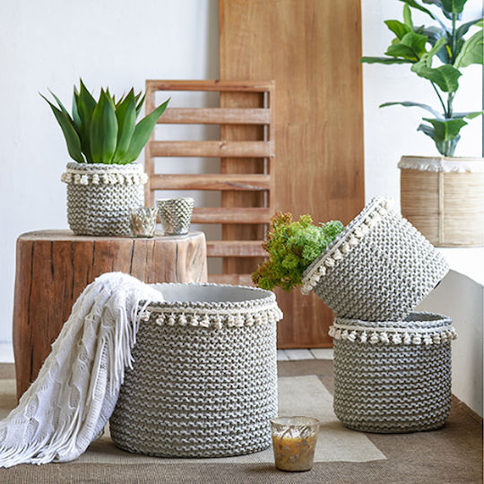 Artekko Planter Concrete Gray 27x27x25cm.