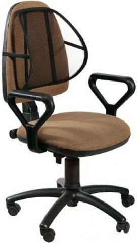 Gadget Master Μαξιλάρι Πλάτης 37x37x15cm σε Μαύρο χρώμα