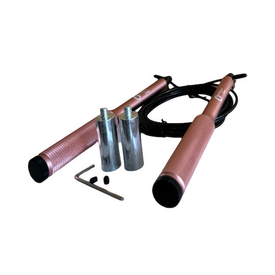 Wodproof Gear Σχοινάκι Ταχύτητας με Βάρος Ροζ