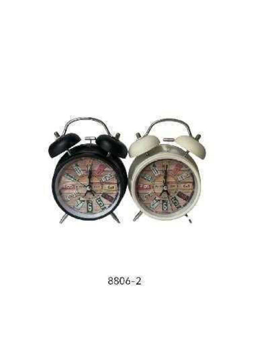 Ceas de Masă cu Alarmă Negru 880621_b