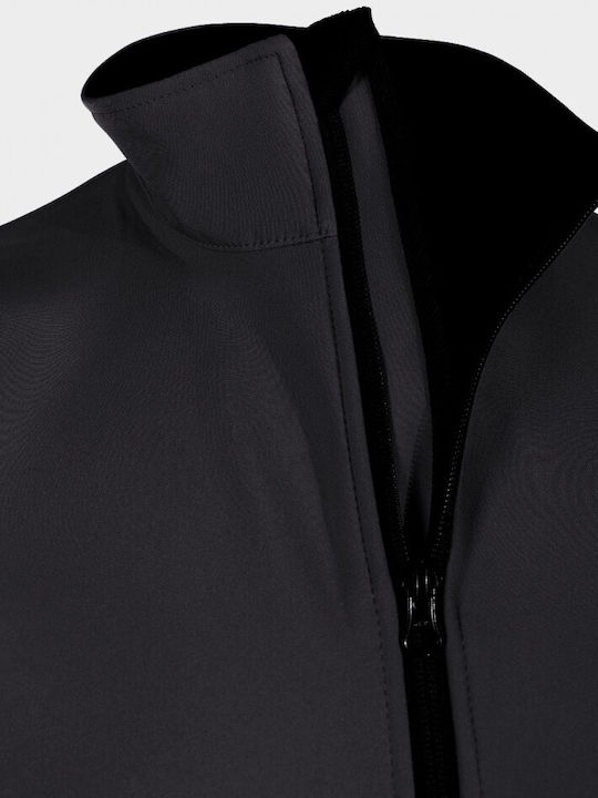 Stenso Aveo Softshell Men's Safety Vest with Fleece Lining Black