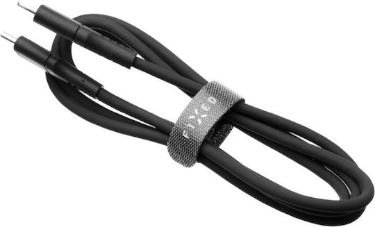 Fixed USB 2.0 Cable USB-C male - USB-C 60W PD Μαύρο 2m