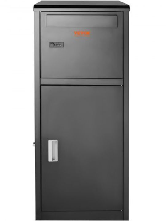 Vevor Cutie Poștală pentru Exterior Inox în Culoarea Negru 41.148x40.132x111.76cm
