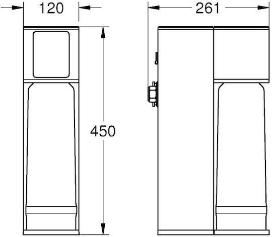 Син начален комплект за обратна осмоза 40877000 Grohe