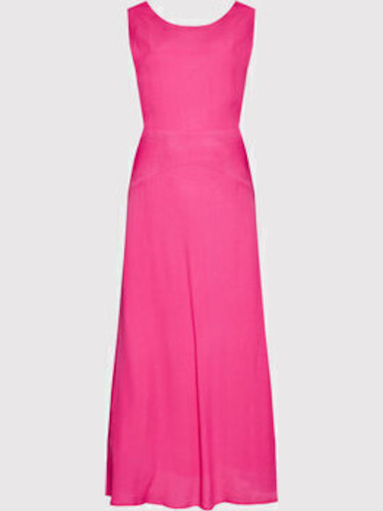 Sommer Maxi Kleid Fuchsia Simply