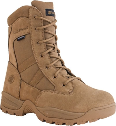 Smith & Wesson Military Boots Breach 2.0 8" SZ WP Waterproof with HydroGuard Membrane Leather Brown