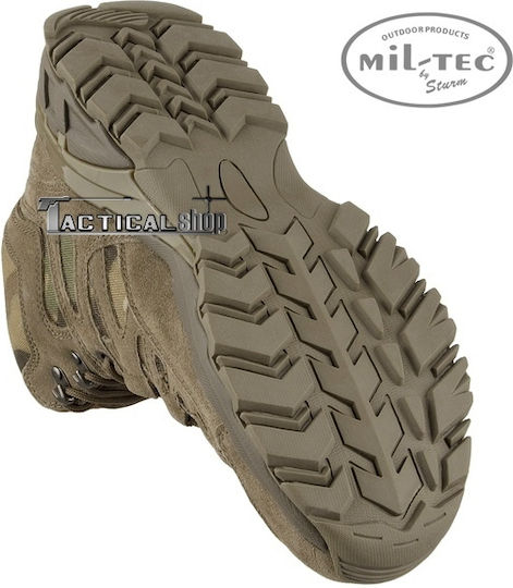Mil-Tec Military Half Boots Squad Boots 5" Suede Brown 12824009