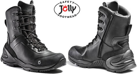 Jolly Joy Military Boots Patrol 2.0 High with membrane Gore-Tex Leather Black 2355