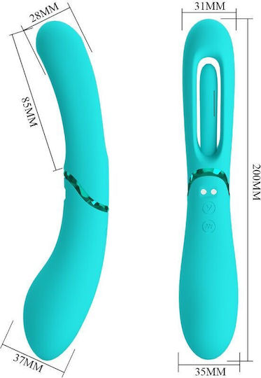 Pretty Love Romance Vibrator G-Spot Albastru