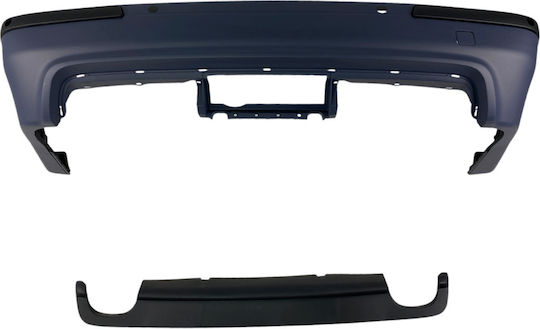 Πίσω Προφυλακτήρας Bmw E39 Διπλό Diffuser M5 Design Ανοίγματα Parktronic