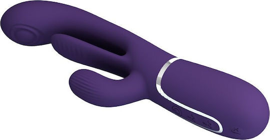 Pretty Love Shania Triple Vibrator Rabbit Purple