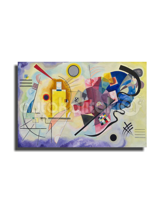 Canvas Print Replica Painting Yellow-red-blue Wassily Kandinsky 120cm X 90cm