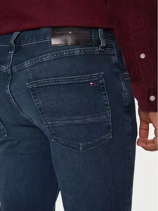 Denton Men's Elastic Straight Blue Jeans Pants