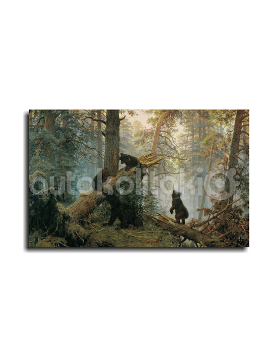 Πίνακας Αντίγραφο Morning In A Pine Forest Ivan Shishkin Konstantin Savitsky 90cm X 60cm