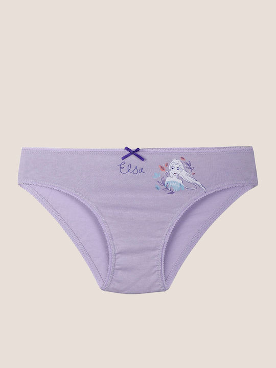 Disney Frozen Комплект детски гащички Lilac 3бр