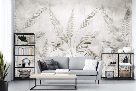 Wall Mural Living Room Tropical Palm Leaves 260x390