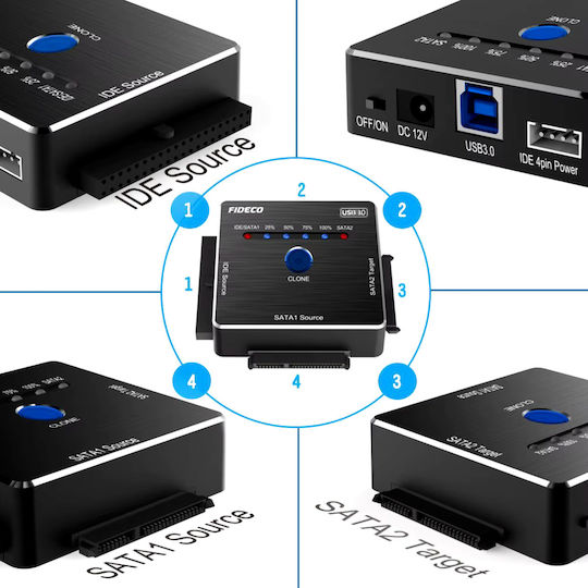 Sd Card Reader Fideco Sata Ide To Usb Adapter Universal