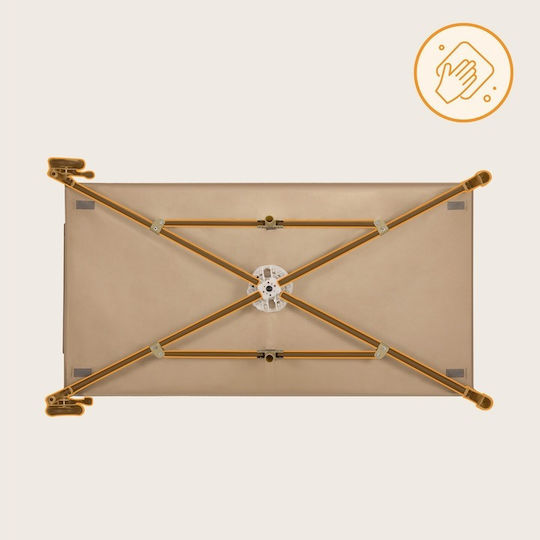 Lionelo Yasmin Loc de joacă 2 Nivele cu Saltea Verde 123x67cm