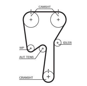 Water Pump Set + Gates Timing Belt
