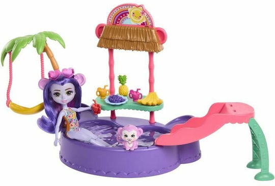 Mattel Swimming Pool Playset Σετ Κούκλας για 3+ Ετών 15εκ.