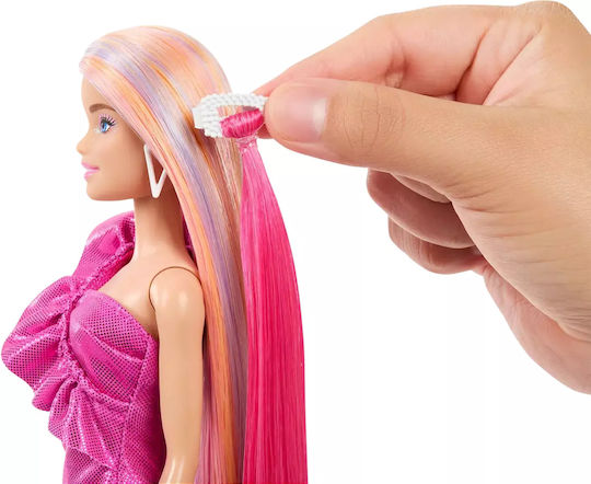 Barbie Hair Doll Fun & Fancy with Colorful Hair & Accessories for 3+ years+ Years 21.5cm