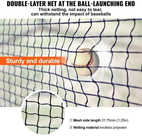 Vevor 40ft Baseball Cage Home Training Byblxwkwblxwznotyv0