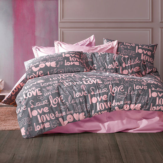 Dimcol Queen 220x240 Love 299 Grey / Lilac