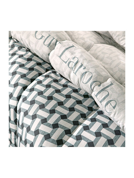 Guy Laroche Duvet Cover Cotton Queen 225x245 Buddha Cement