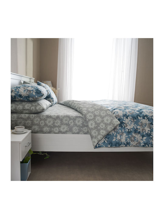 Charalambidis Textiles Duvet Cover Queen 220x240 Chrysanthemum Rua