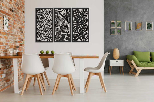 Living Room Wall Decoration 3D Picture Bedroom Open Panel Monstera 58x90