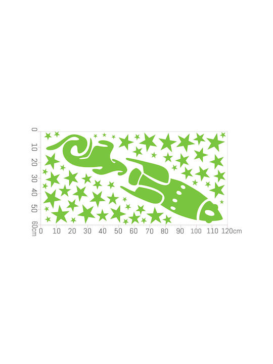 Decowalls Kids Glow-in-the-Dark Wall Sticker 60x120cm Decowalls Kids Glow-in-the-Dark Wall Sticker 60x120cm