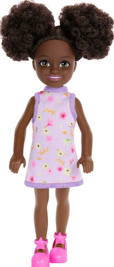 Barbie Chelsea Doll Chelsea Space Buns Brown Eyes Dark Skin For 3+ Years 15cm