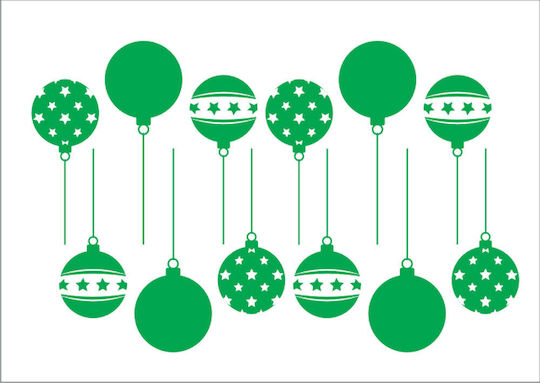 Christmas Sticker Set Ornaments 2 42cm X 30cm