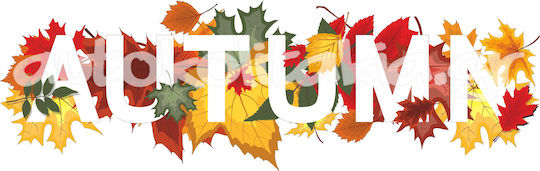 Autumn Window Sticker 43 120cm X 38cm