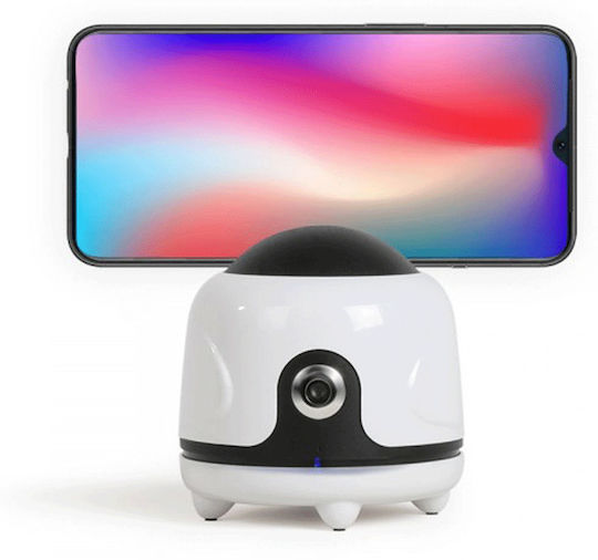 Livoo Automatic Smart Tracker 360° Tea278 Βάση Κινητού Με Ανιχνευτή Κίνησης σε Λευκό χρώμα