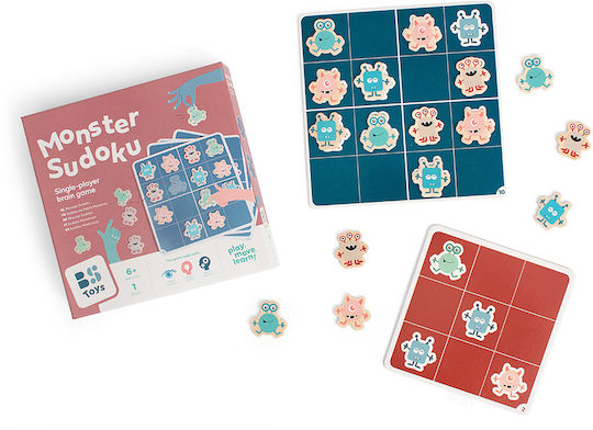 Board Game Sudoku Τερατάκια for 1 Player 6+ Years Old BS Toys