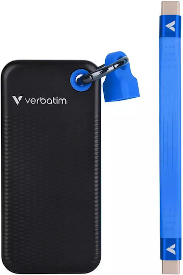 Verbatim Pocket USB 3.2 External SSD 1TB M.2 Black / Blue