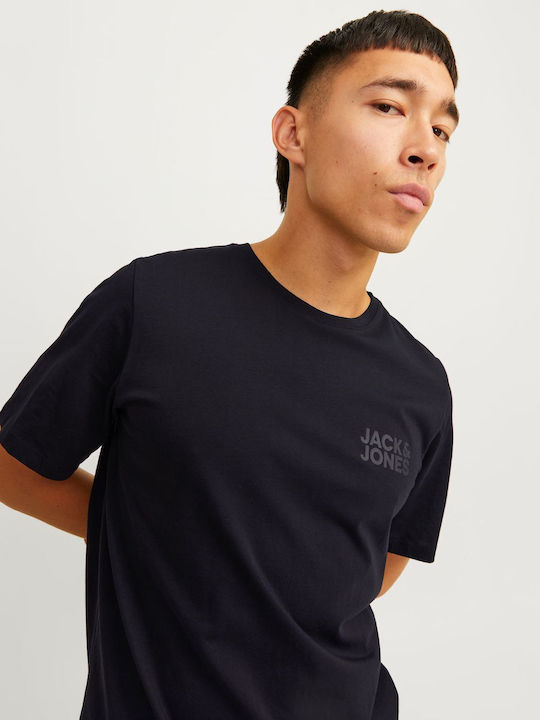 Jack & Jones T-shirt Black Small Print