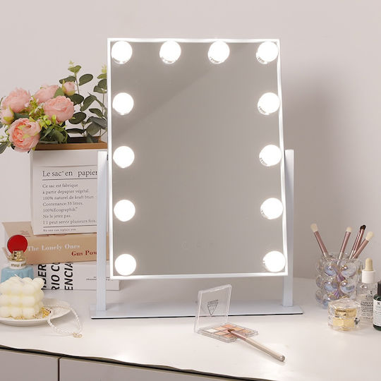 Makeup Mirror Hollywood with Light White