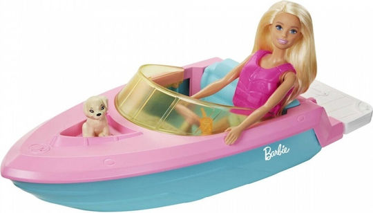 Barbie Barbie Motorboat Doll Vehicle for 3++ Years