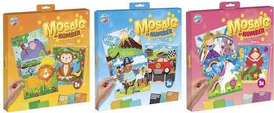 Grafix Set Creativ Mozaic Roz Pentru Copii 3+ Ani