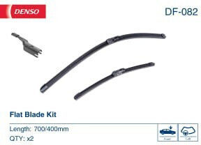 Denso Wiper Blades Front Set 2 Pieces Flat Blades 700/400mm Toyota Prius Prius Plug-in 09.15 Jointless Frame-free