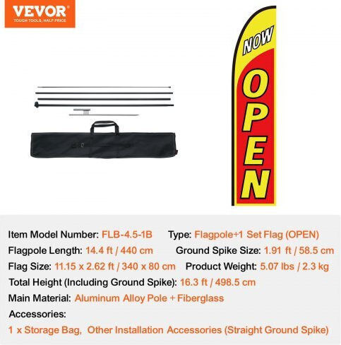Vevor Flying Banner Stand De Etaj