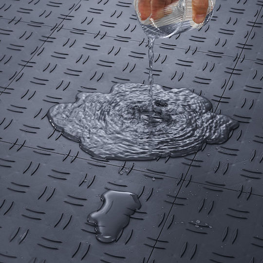 Anti-Slip Garage Floor Mats Double-Sided Garage Basement 305 X 305 X 13.4 Mm Vevor Ckddsmh251212f3n8v0