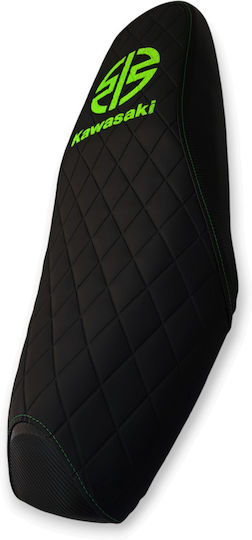 Zx130 Kawasaki Quilted Diamond Waterproof Seamless Green Logo